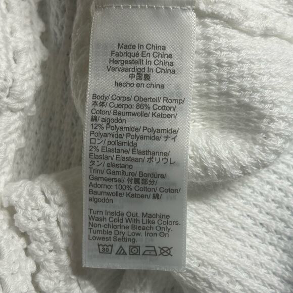 J. Crew Women's Short Sleeve Gold Button Sweater Lady Jacket L Large New - Picture 10 of 11